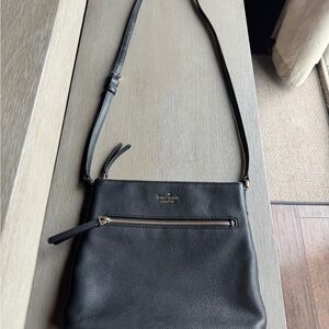 Kate Spade Pebbled Leather Crossbody w/ Front Zip Pocket